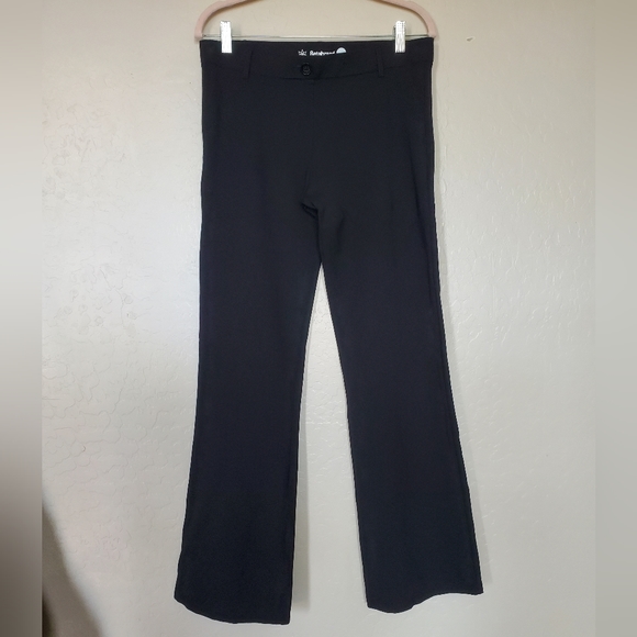 Betabrand Pants - Betabrand Black Straight Leg Dress Yoga Pull On Pants Women's Size Large
